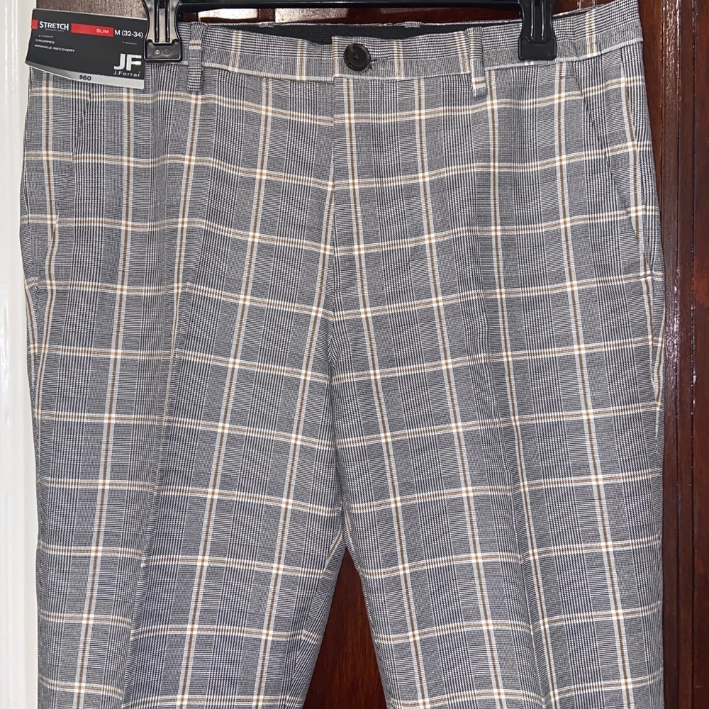 JF  J Ferrari Plaid pants men M(32-34)